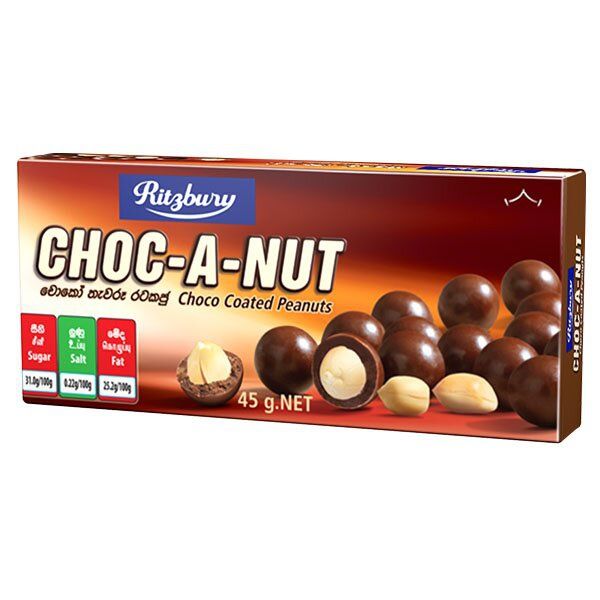 Ritzbury Choc A Nut- 50g