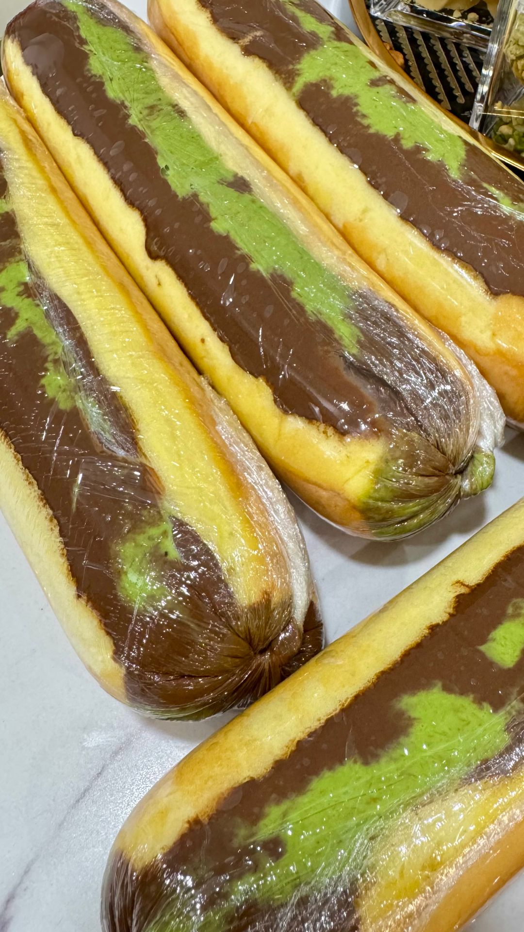 PistachioNutella Crunchy Tapak Kuda (without Kunafa)