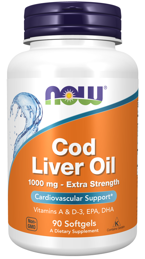 Cod Liver Oil Extra Strength 1,000 mg
