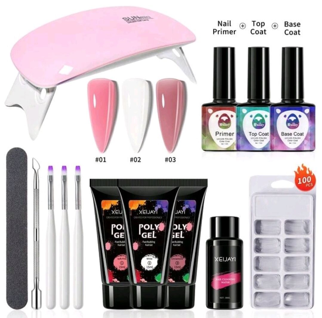 Poly Gel Starter Kit (14 Piece) 