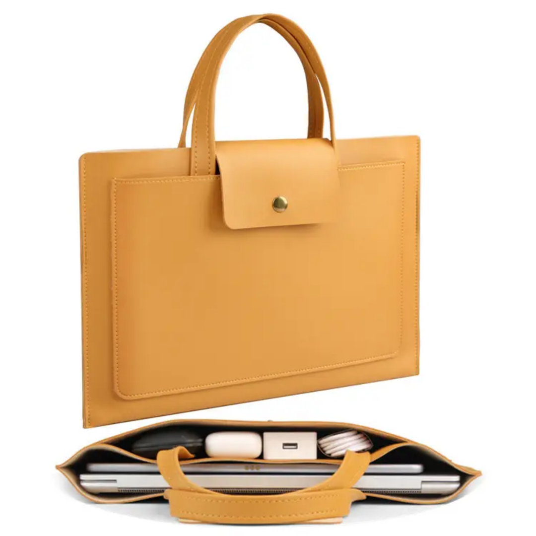 Luxury Leather Briefcase 14"