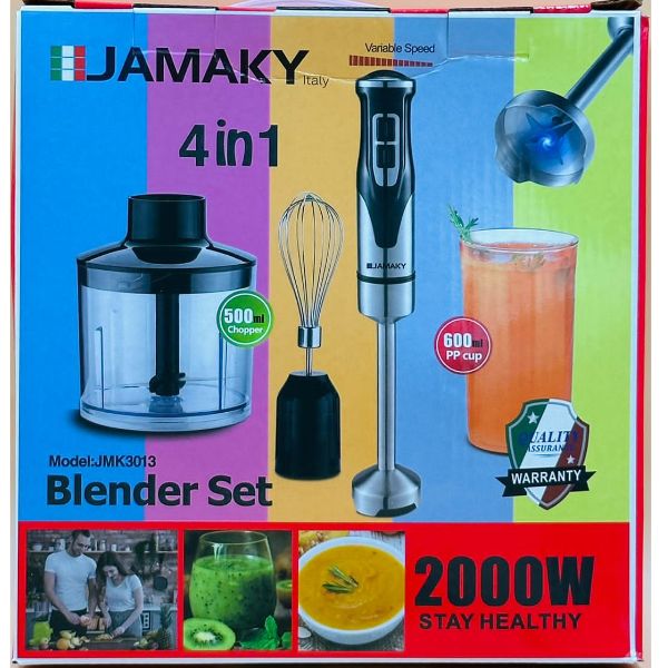 JAMAKY JMK3013 MIXEUR BLENDER SET 4IN1