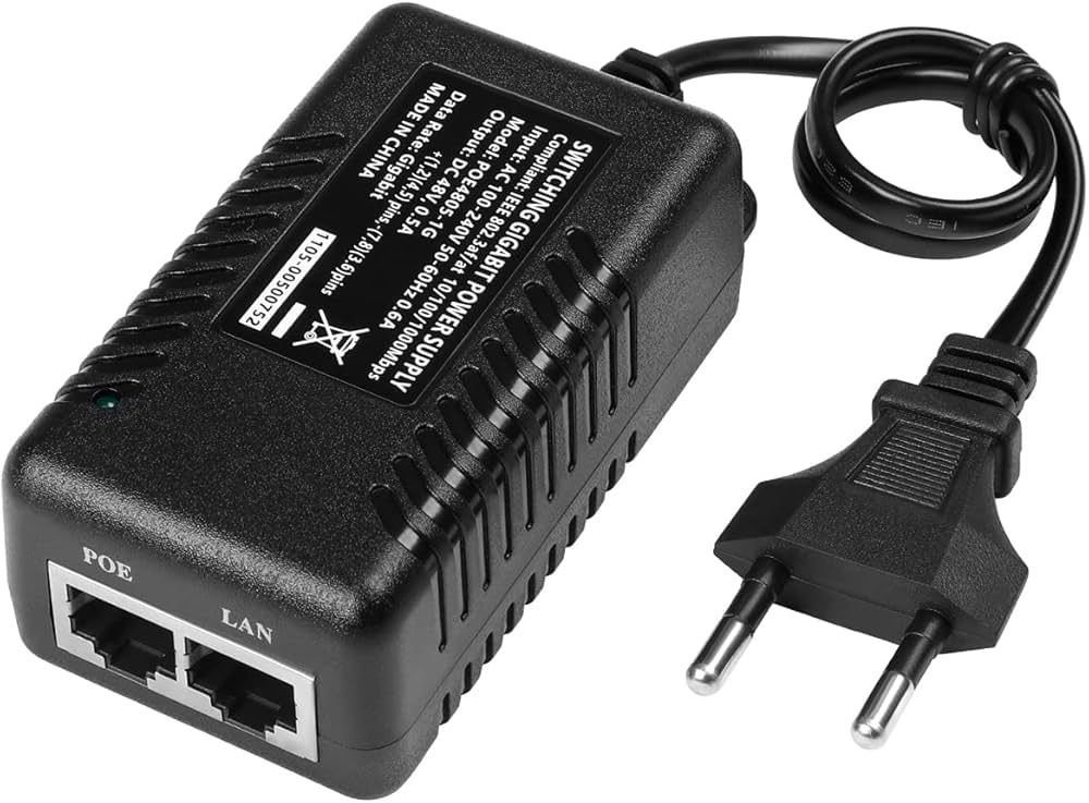 CHARGEUR INJECTEUR POE 48V0.5A 2PIN