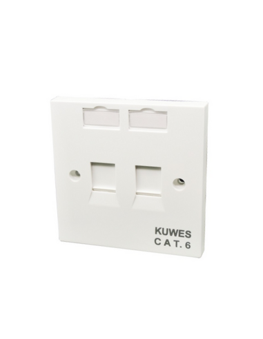 KUWES PLATE/PRISE MURALE 1 PORT/ 2 PORT AKL-25-6101-19