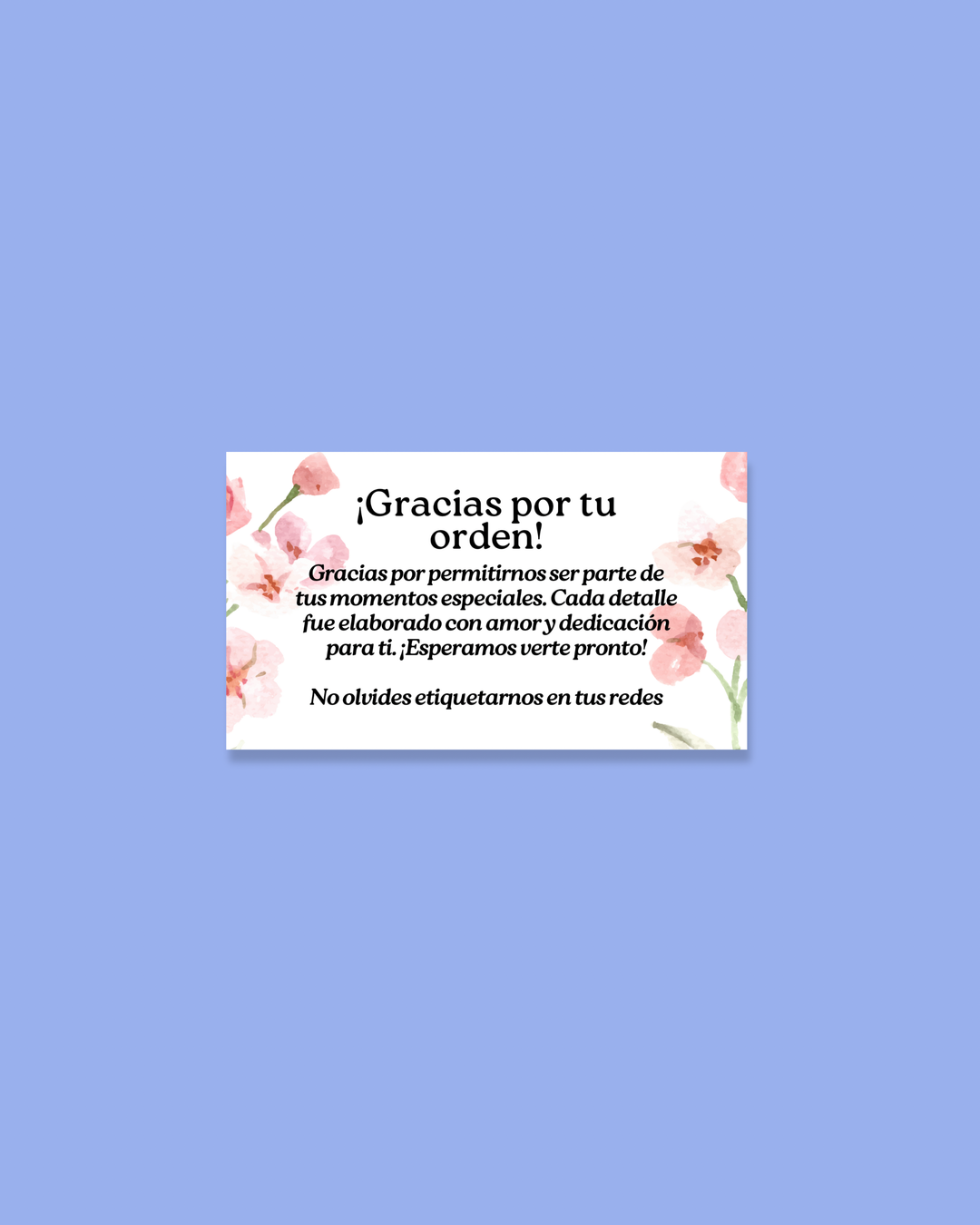 Tarjetas de agradecimiento 