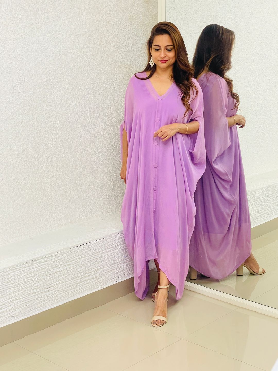 Light Purple Shirt Kaftan
