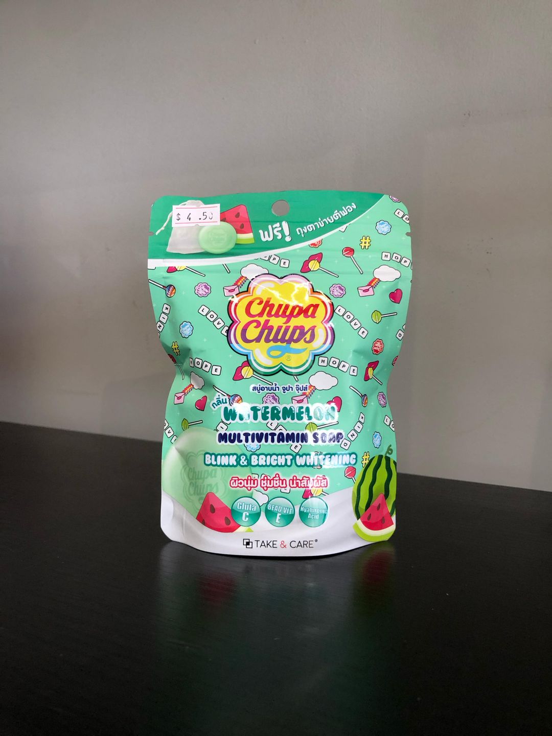 Chupa Chups watermelon Multivitamin Soap blink & bright whitening 