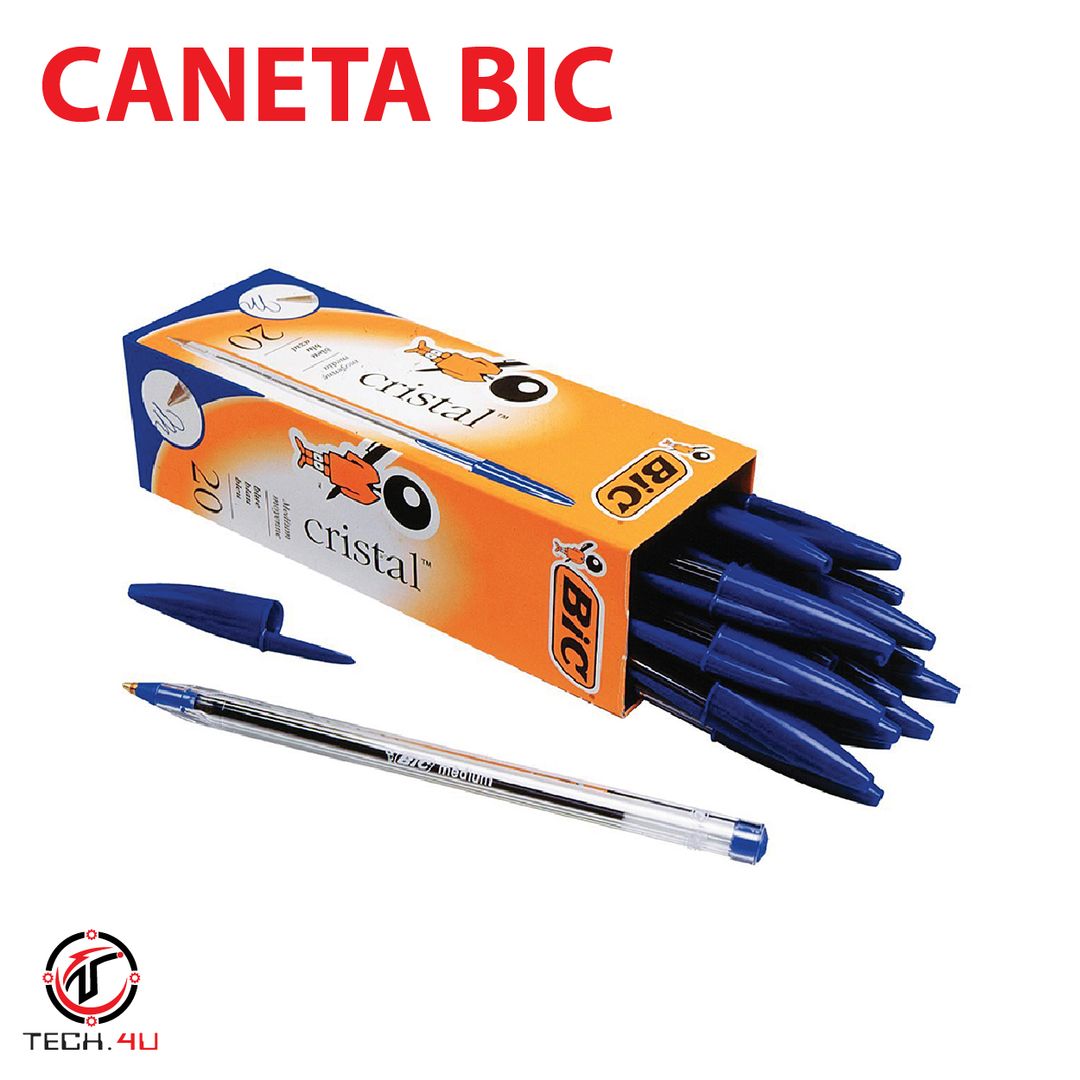 Canetas bic Azul, Preta, Vermelho 