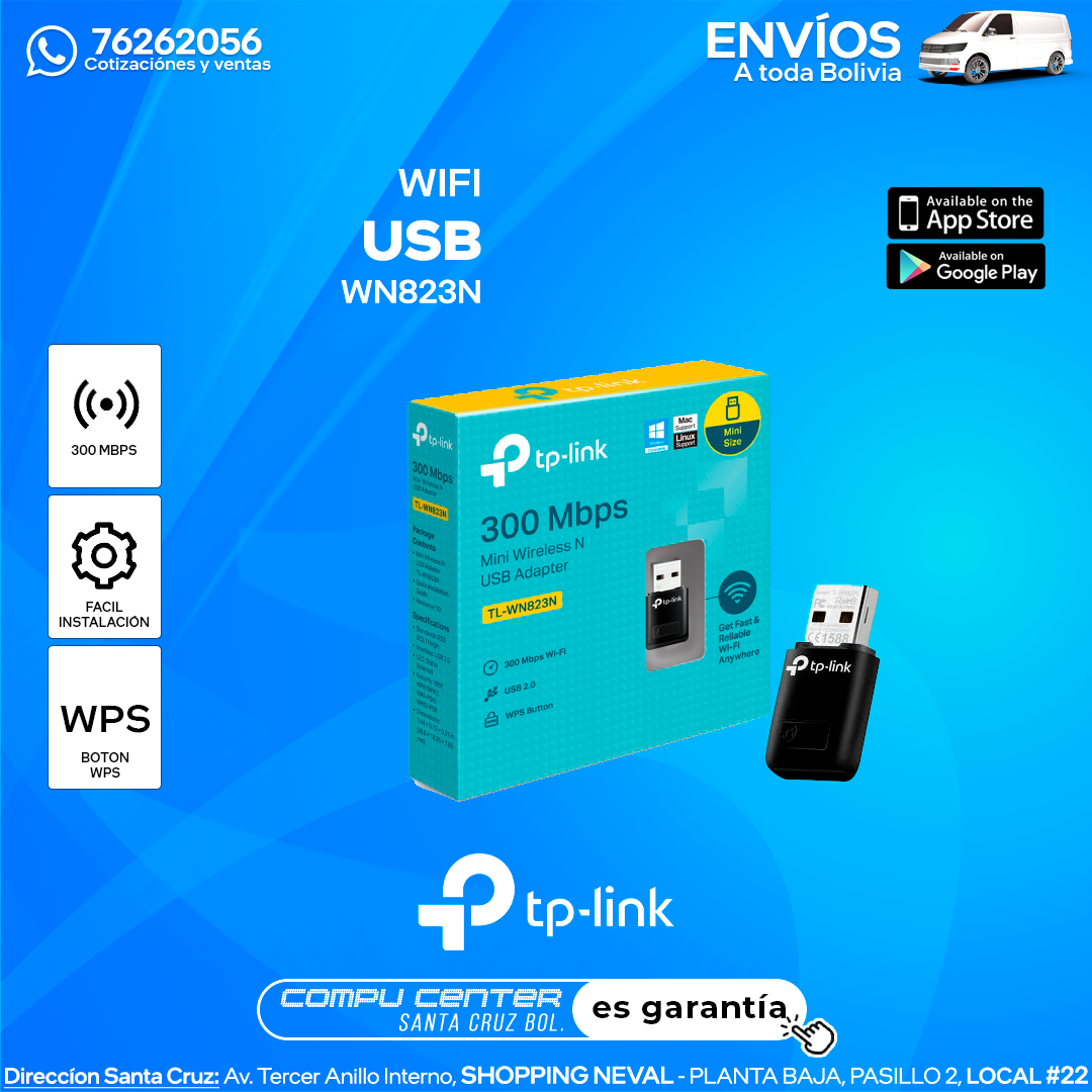 Tp Link USB WIFI WN823N