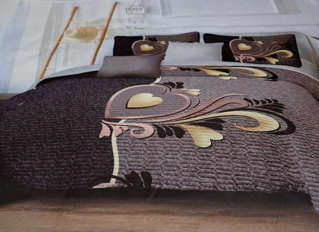 Queen Size Bed Cover /Quilt / Beadspread (3 Piece) Set