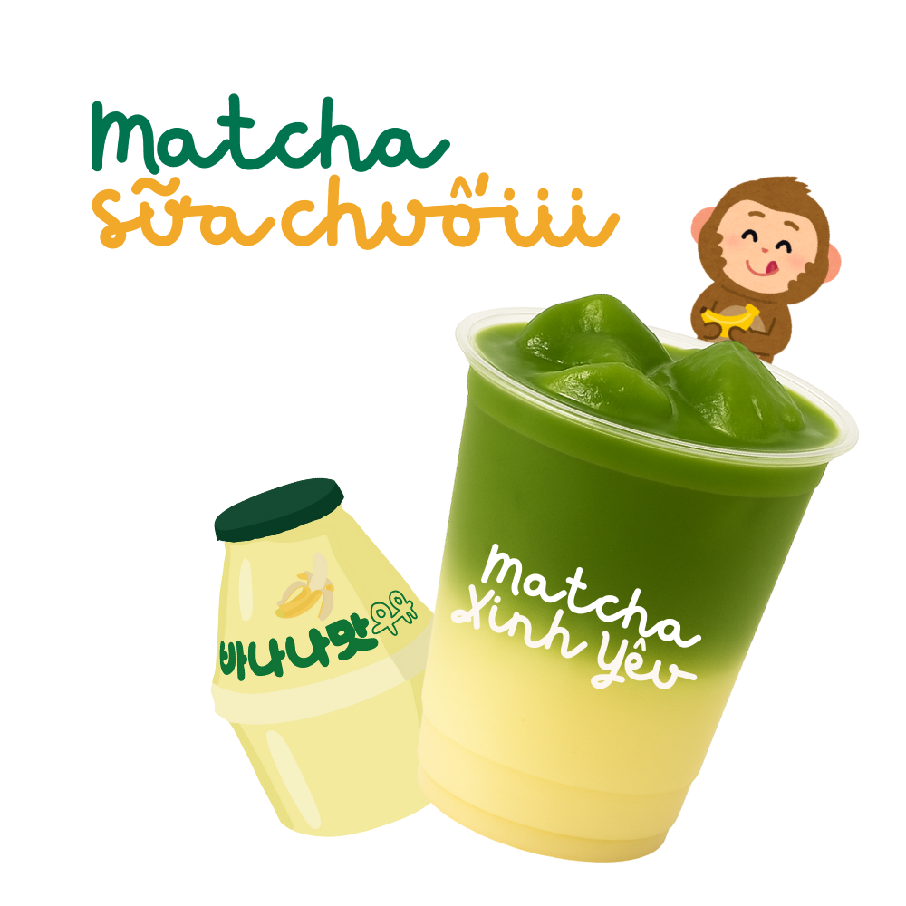 Banana Milk Matcha - Matcha Sữa Chuối