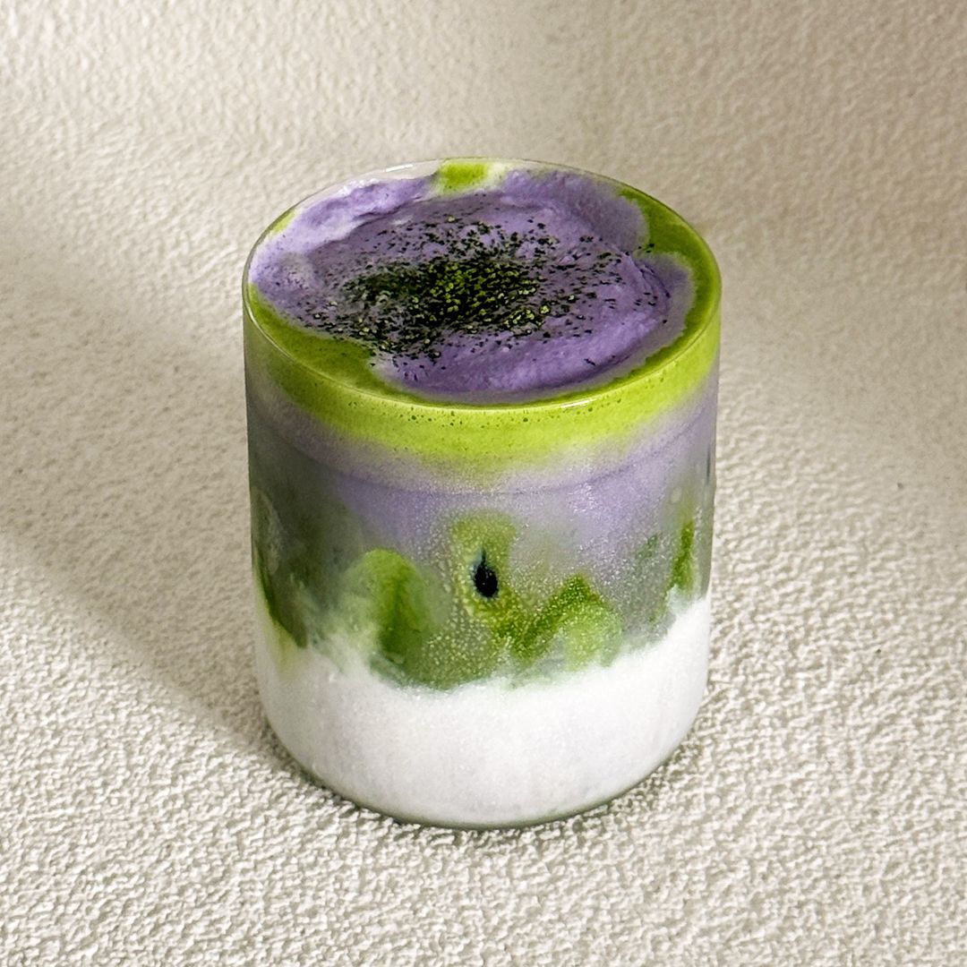 Iced Matcha (Ube) Latte