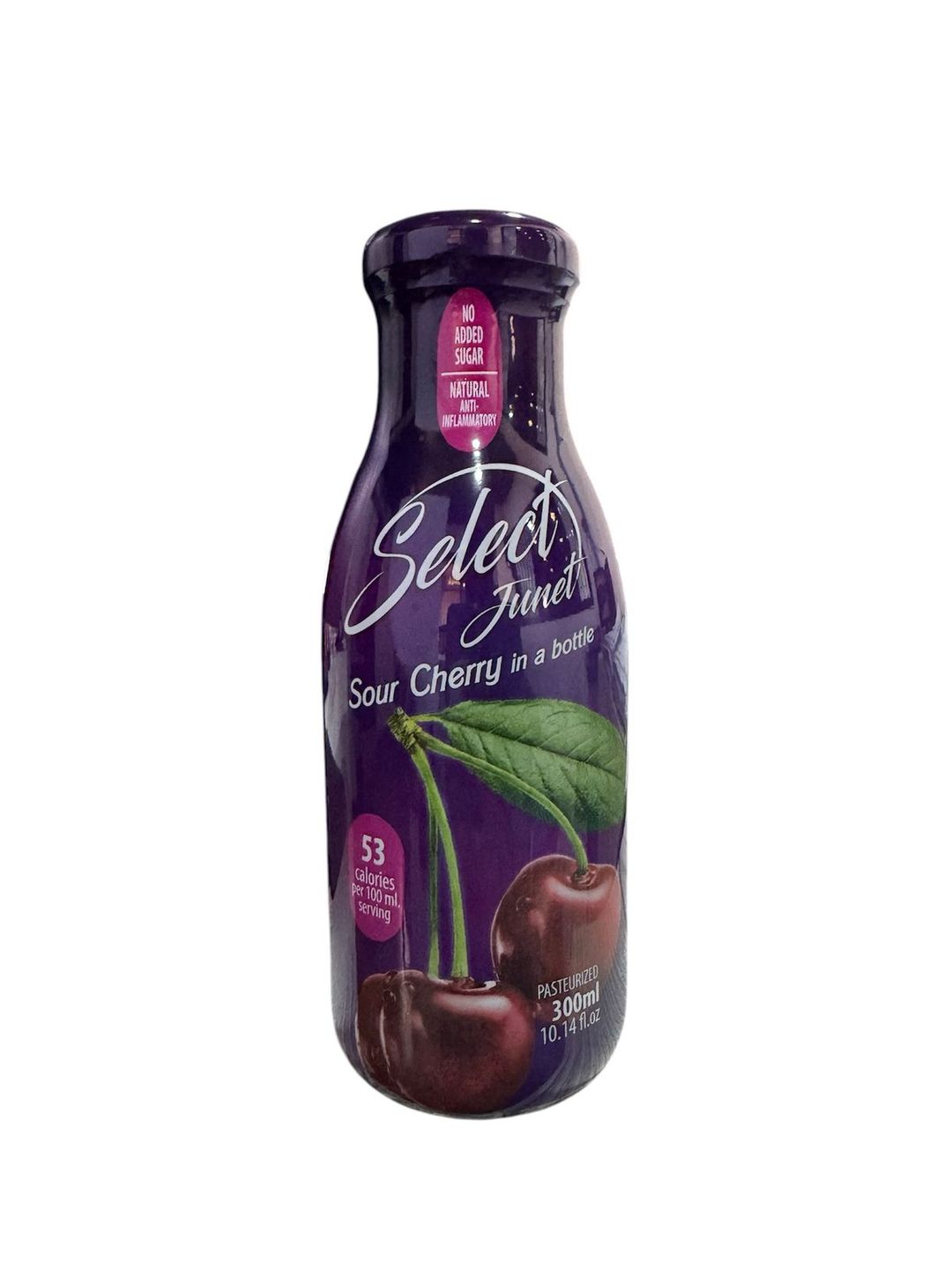 JUNET SELECT SOUR CHERRY 100% 300ML X12 - 20817