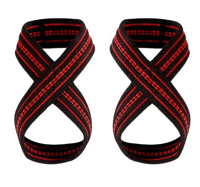 2 Piece Figure 8 Weight Lifting Straps 