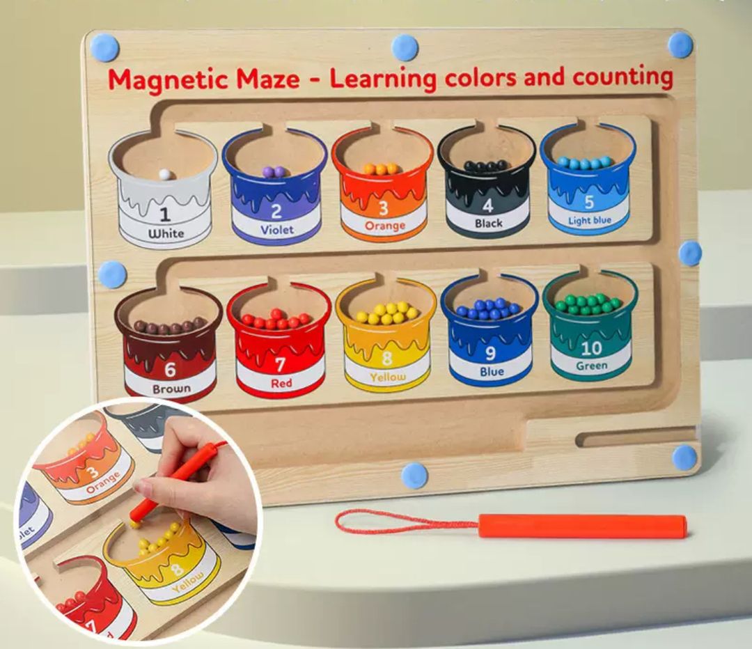 Magnetic maze