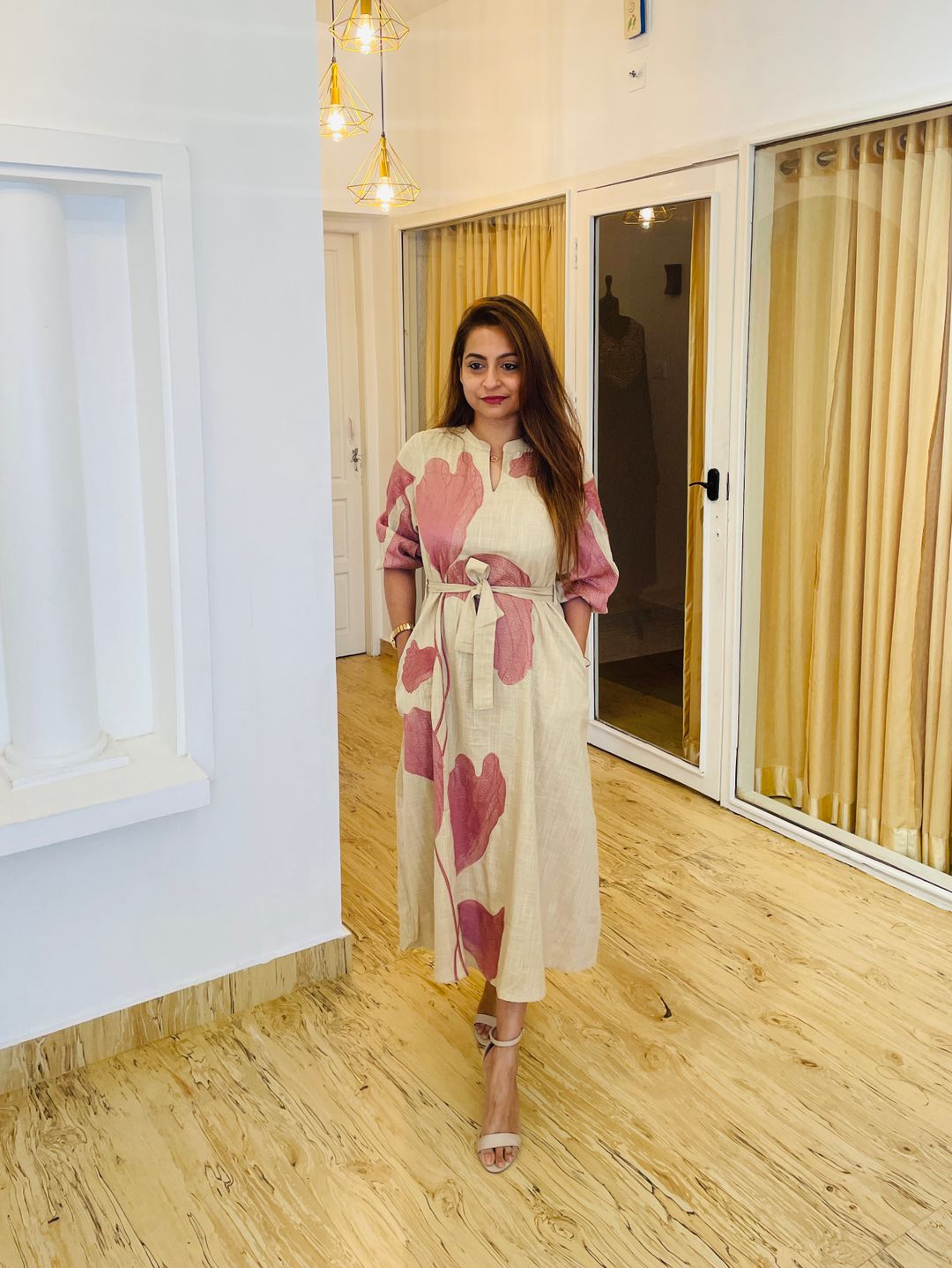Beige Dress