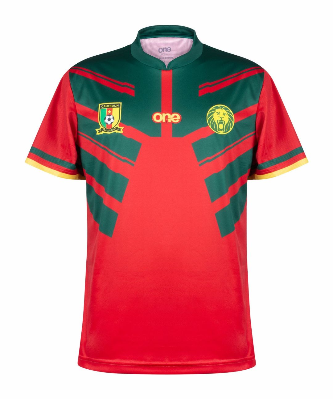 LION BLOOD 2025 – Maillot Extérieur Cameroun (Marque ONE)