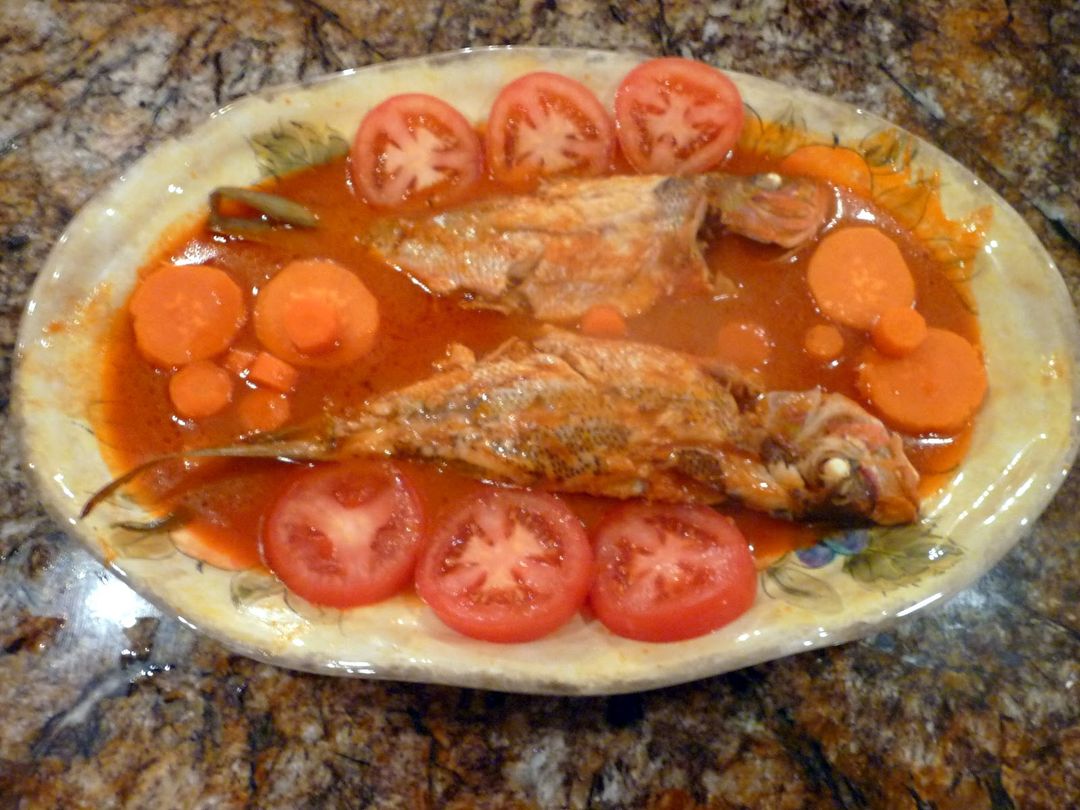 Pâte rouge poisson - BAR RESTAU CHEZ DAGAN
