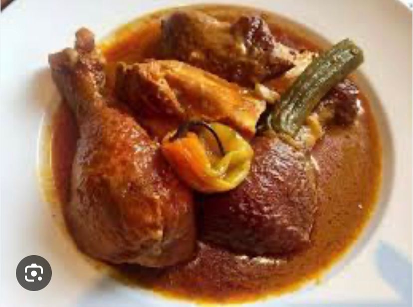 Poulet fumé à l’odika 