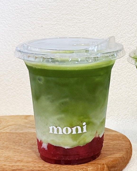 Iced Matcha (Strawberry) Latte