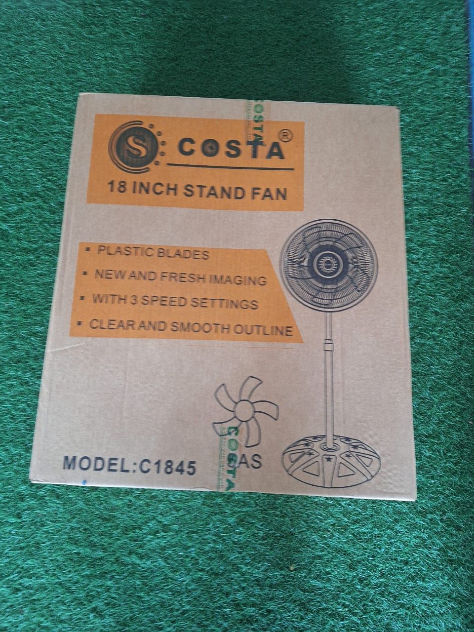 Costa Standing Fan - 18"