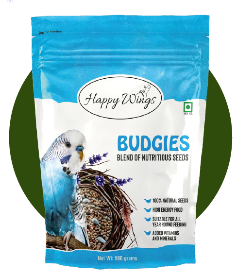Happy Wings Premium Bird Food for Budgies 20 KG