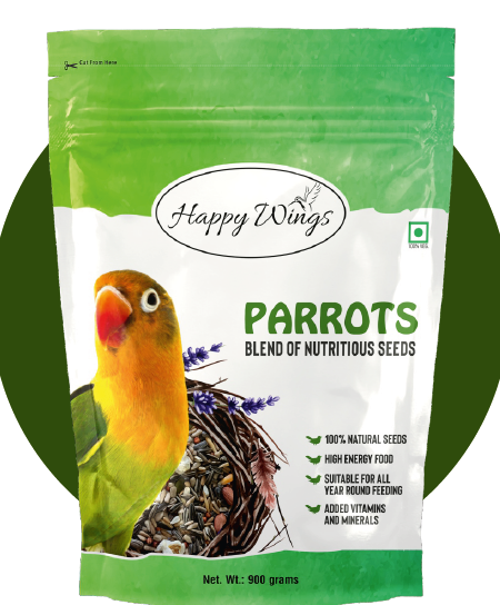Happy Wings Premium Bird Food for Parrot 20 KG