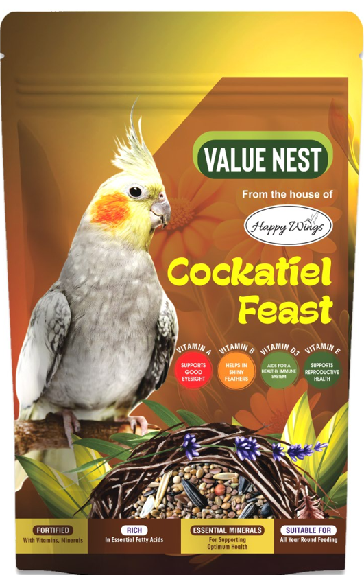 Happy Wings Premium Bird Food for Cockatiel 20 KG
