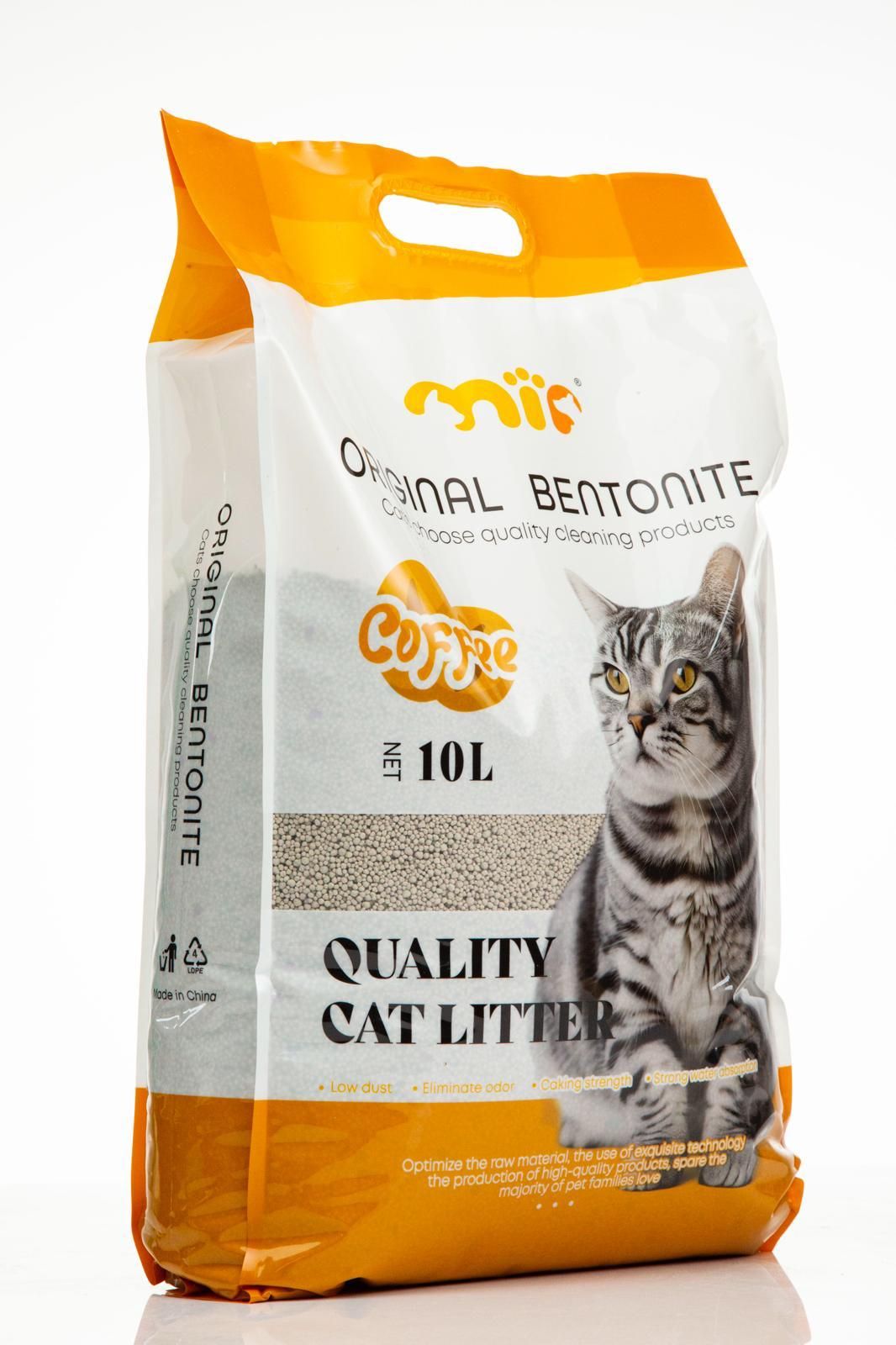 Mi Pets Benotine White Cat Litter Coffee 10L