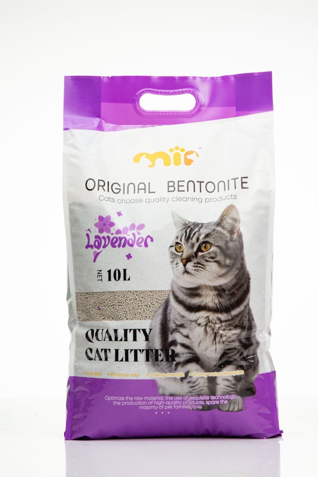 Mi Pets Benotine White Cat Litter Lavender 10L