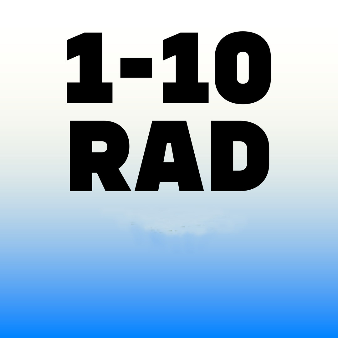 1 - 10 rad 