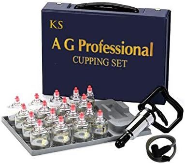 JUEGO PROFESIONAL DE CUPPING 17PCS INCLUYE MATERIAL APOYO