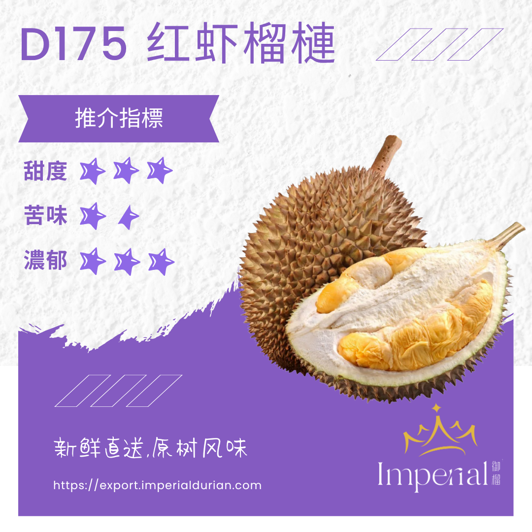 【D175】紅蝦榴槤