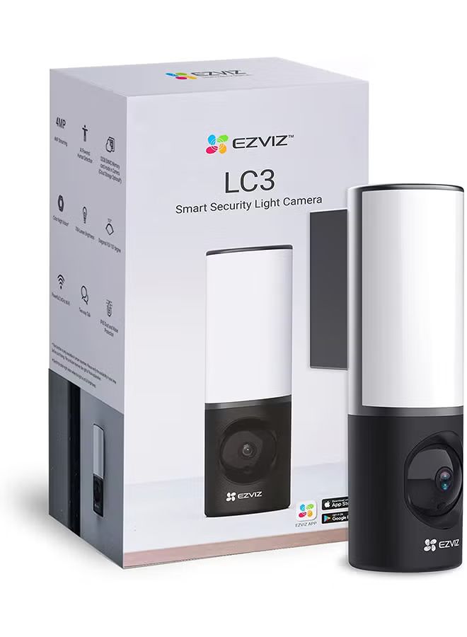 EZVIZ 2K+ Smart Outdoor Security Camera with Floodlight (CS-LC3-A0-8B4WDL)