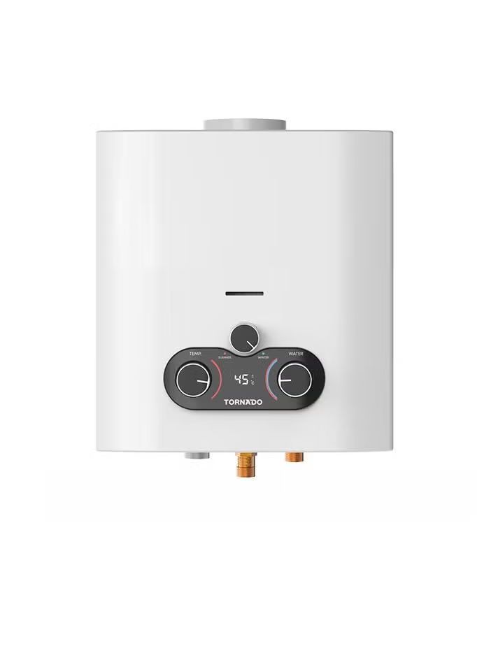 TORNADO Gas Water Heater 6 L Petroleum Gas White GHE-C06CTE-W