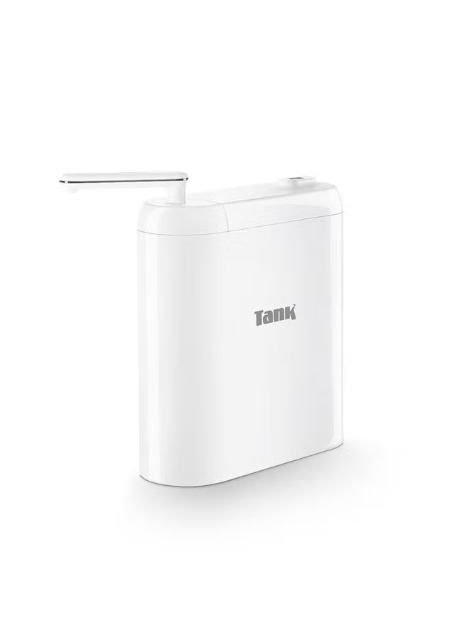 Tank Pro Water Filter With Digital Timer - 6 Purification Compressed Functions, White, 1 Year Warranty