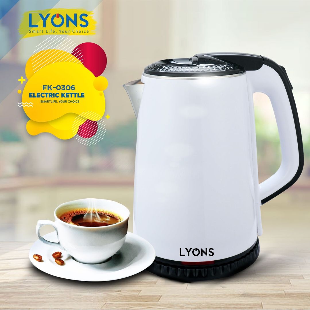 Ailyons 2.2 ltr cordless kettle FK0306