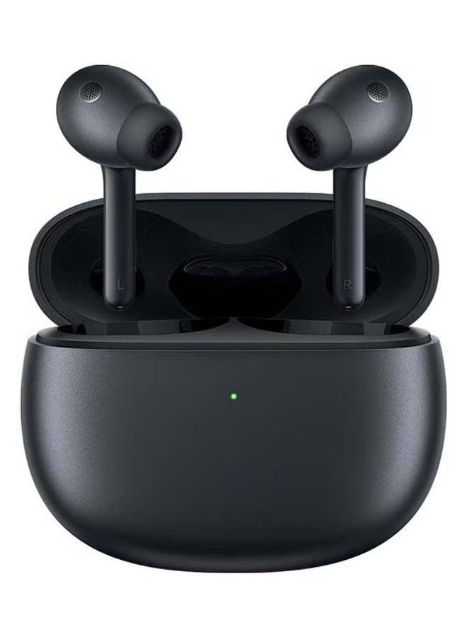 Xiaomi Buds 3 Wireless Earbuds with Active Noise Cancelling Modes, Dual-Device Connectivity, Wireless Charging, Long Battery Life, and Superior Sound Quality in Carbon Black