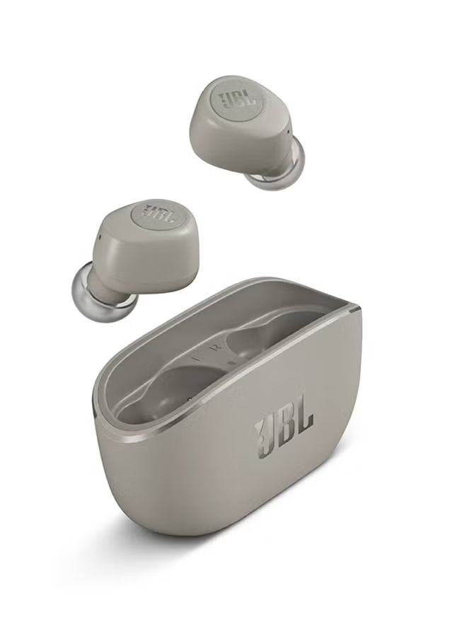 JBL Wave 100TWS, True Wireless Earbuds, IVORY|1 year manufacturer warranty