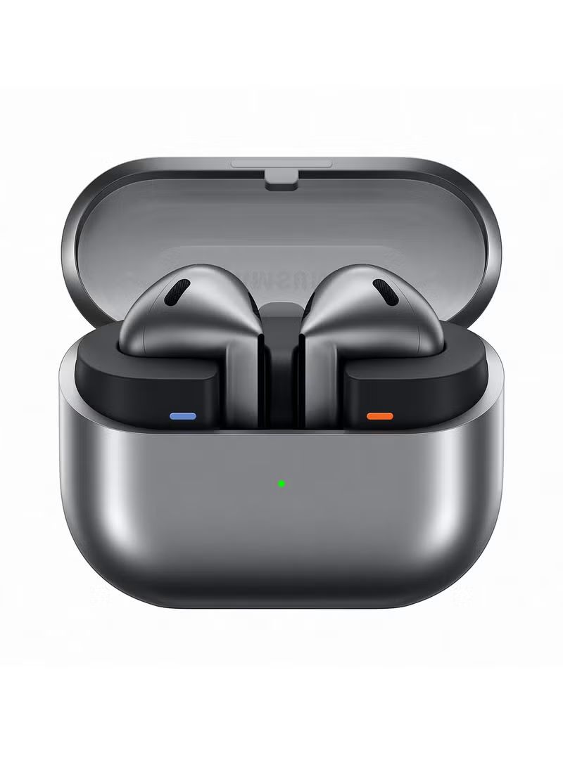 SAMSUNG Galaxy Buds3, Silver, Wireless Bluetooth Earbuds with Adaptive EQ/ANC, Hi-Fi Sound, 360 Audio, 1 year local warranty