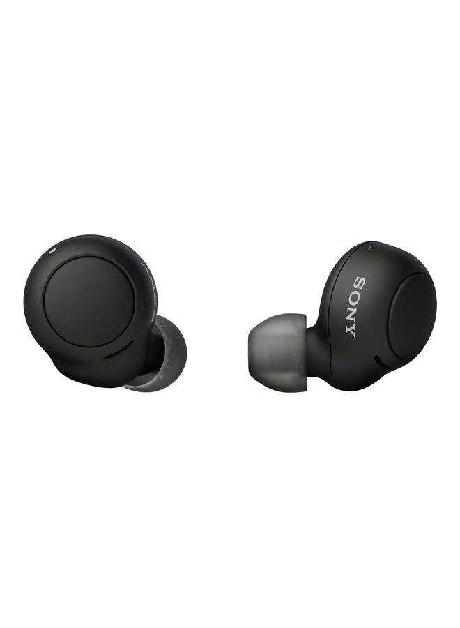 Sony WF-C500 True Wireless Headphones - Up To 20 Hours Battery Life With Charging Case - Voice Assistant Compatible - Built-In Mic For Phone Calls - Reliable Bluetooth Connection - Black
