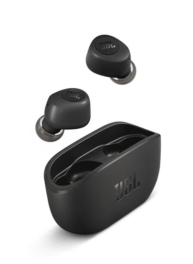 JBL WAVE100 TWS Fully Wireless Earbuds Bluetooth USB Type C Black JBLW100TWSBLK