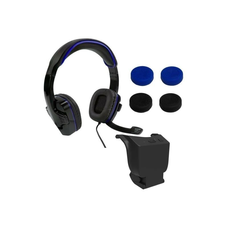 PS4 Sparkfox Gamers Pack - Battery, Headset, Thumb Grips