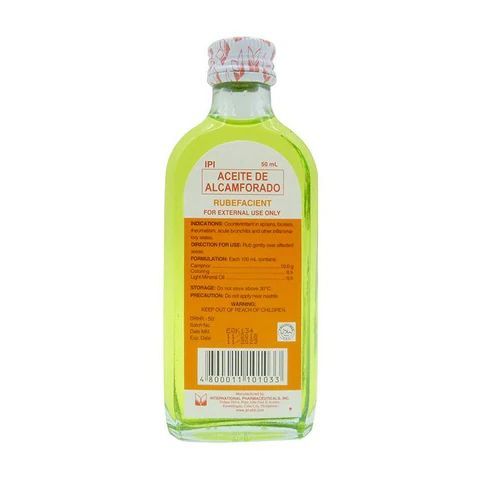 Aceite De Alcamforado 150ml