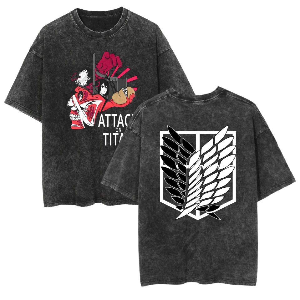 T-SHIRT GRIS LE CHOC TITANESQUE