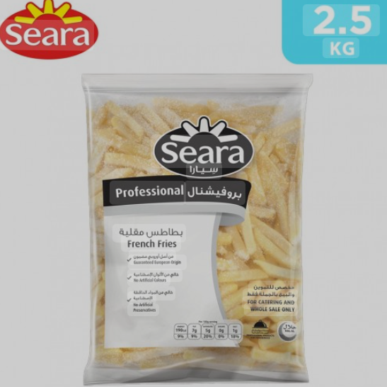 SEARA FRENCH FRIES 9*9 4X2.5 Kilogram (kg)