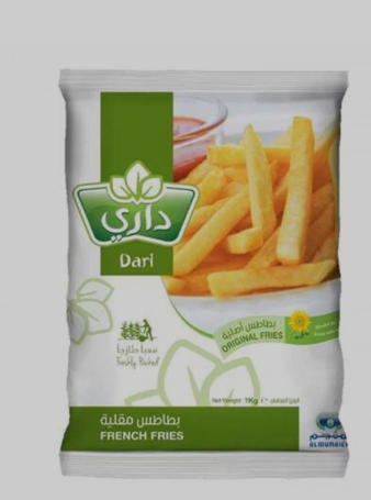 DARI FRENCH FRIES SKIN-OFF 9X9 4X2.5 Kilogram (kg)