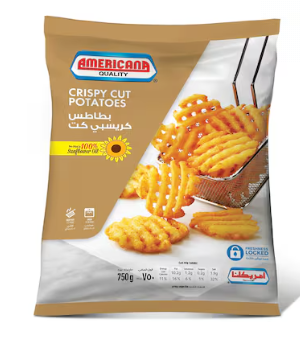 AMERICANA CRISPY CUT POTATOES 12X750 Gram