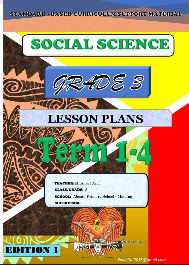 Grade 3 Arts SBC Standardaised Lesson Plans