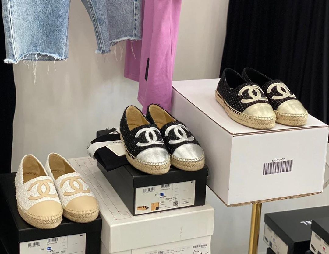 CC Espadrille-Black / Silver